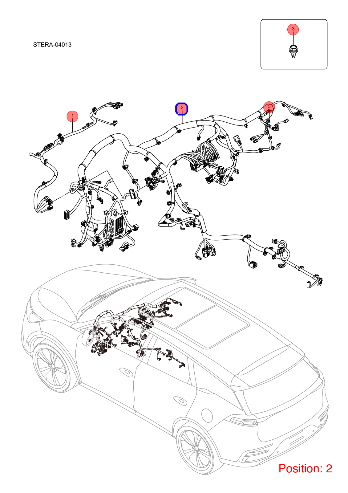 BYD Instrument panel wiring harness OEM 1445670400 STESA4003110A FOR Tang 1445670400-BYD_OEM
