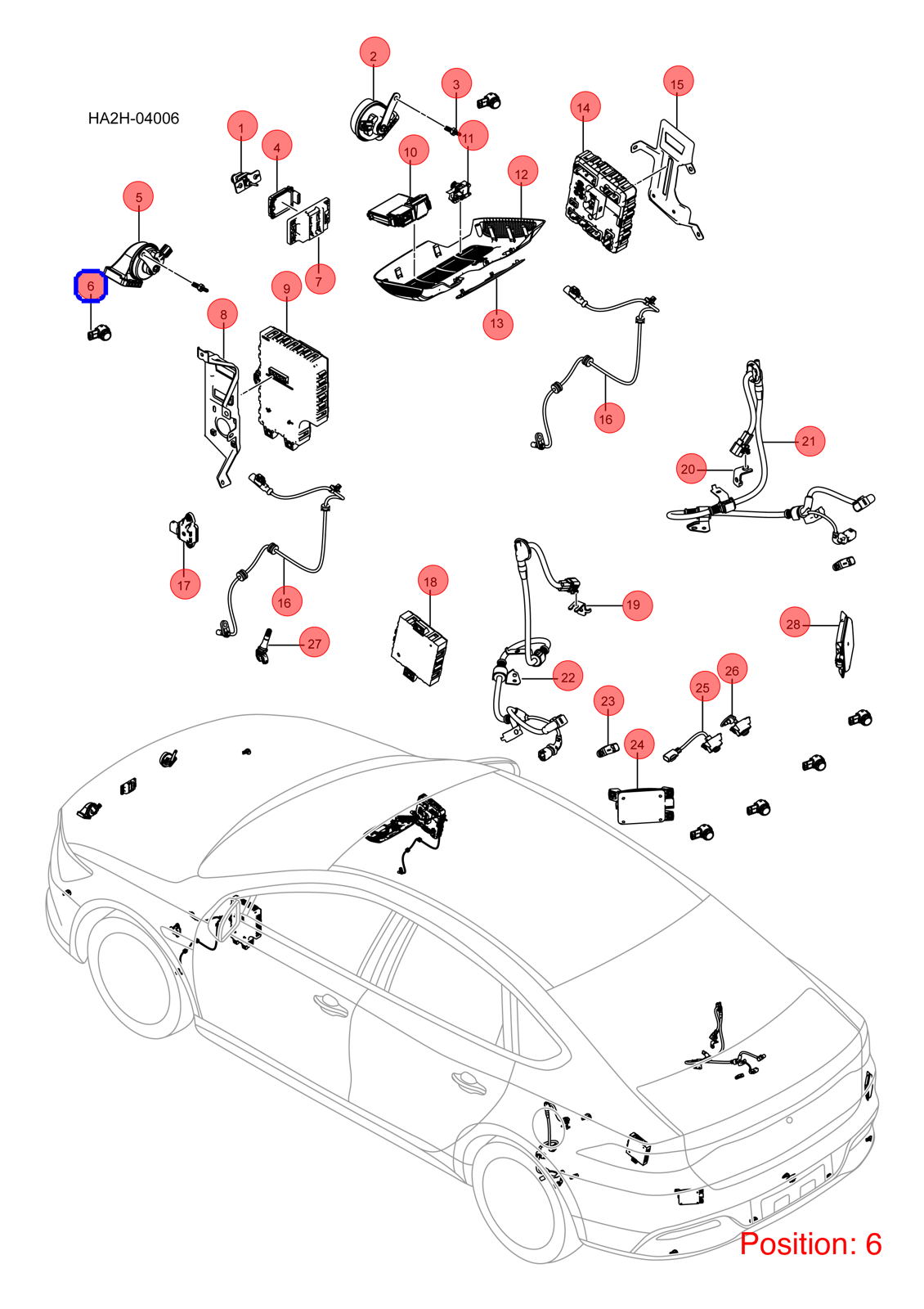 BYD Parking Sensor OEM 1450508700 HA2H360330000AA1 FOR Qin Song 1450508700-BYD_OEM