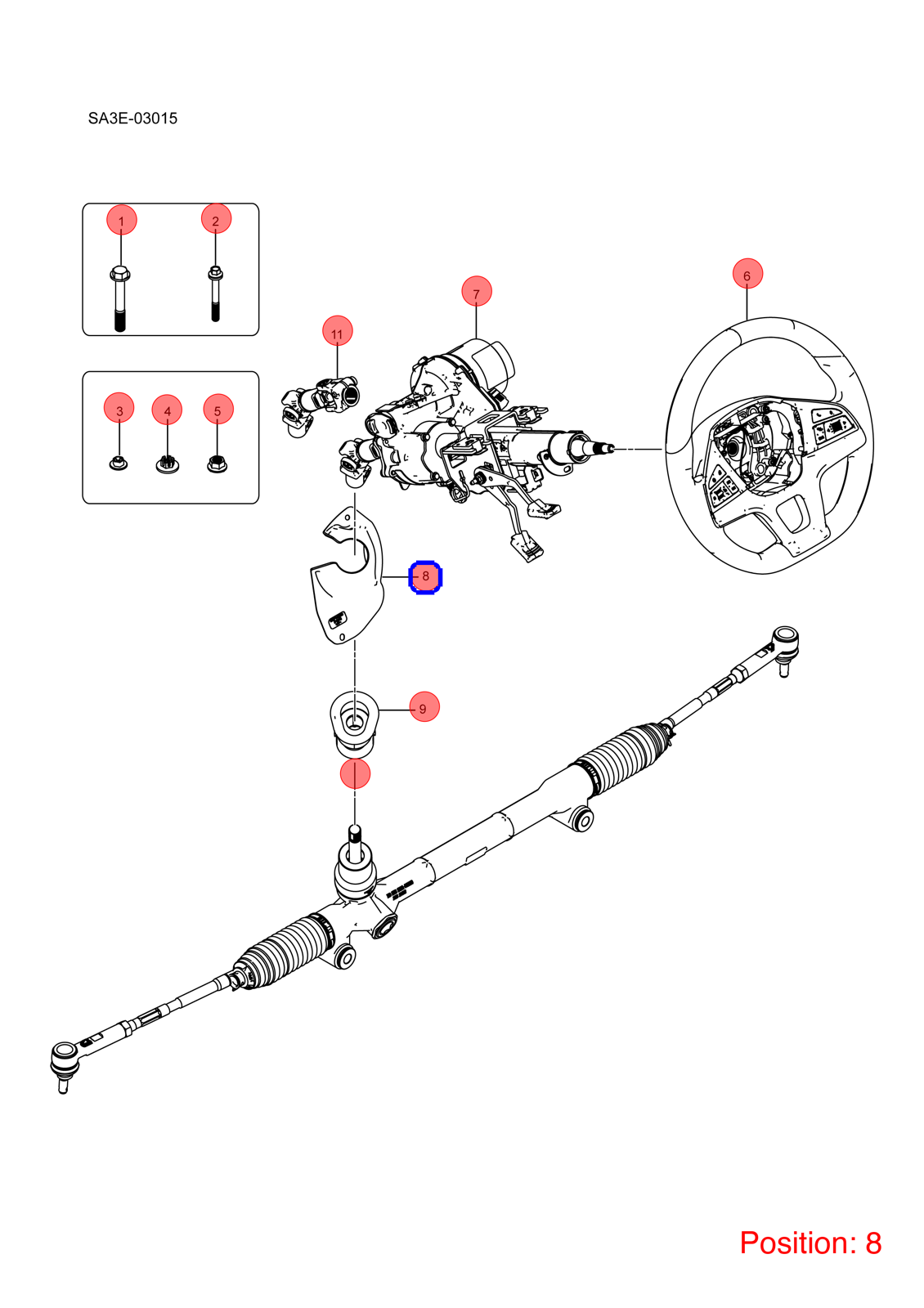 BYD Steering rack universal joint dust cover OEM 1470451900 SA3F3412010A FOR Song 1470451900-BYD_OEM