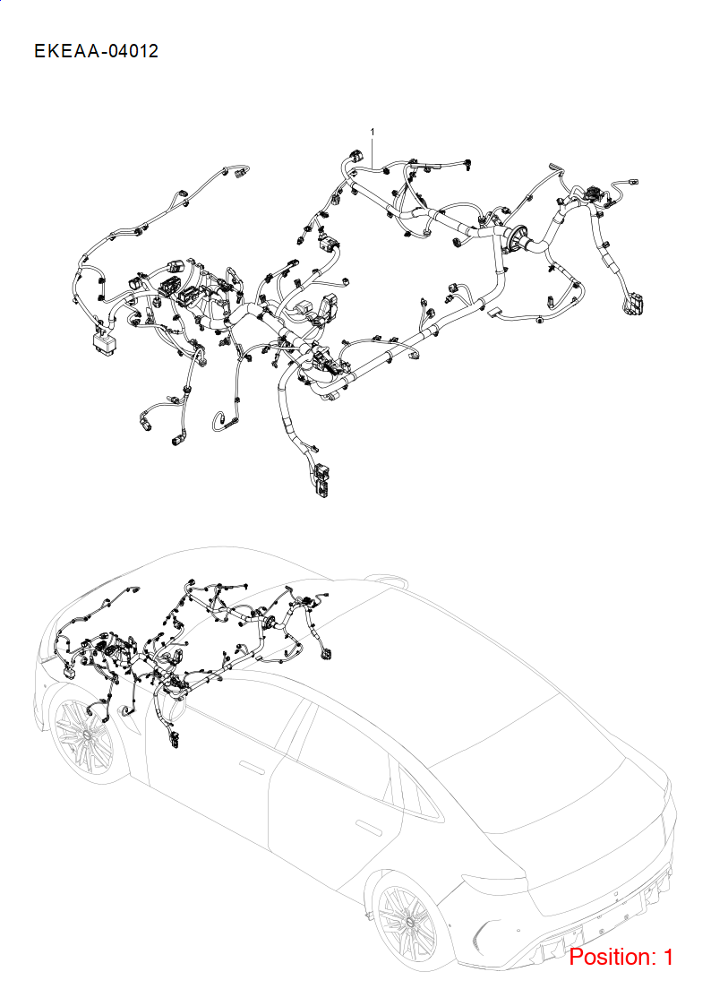 BYD Engine wiring harness OEM 1475043500 EKEBA4011100B FOR Seal 1475043500-BYD_OEM