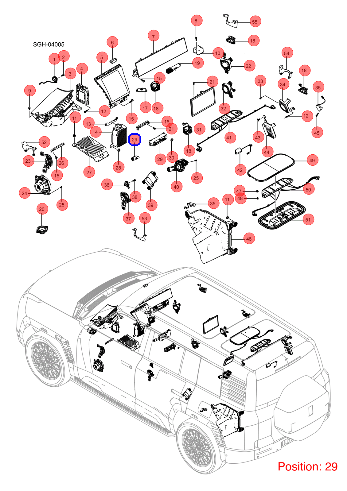 BYD USB port OEM 1482349400 SGHA792201000ZAN FOR YANGWANG 1482349400-BYD_OEM