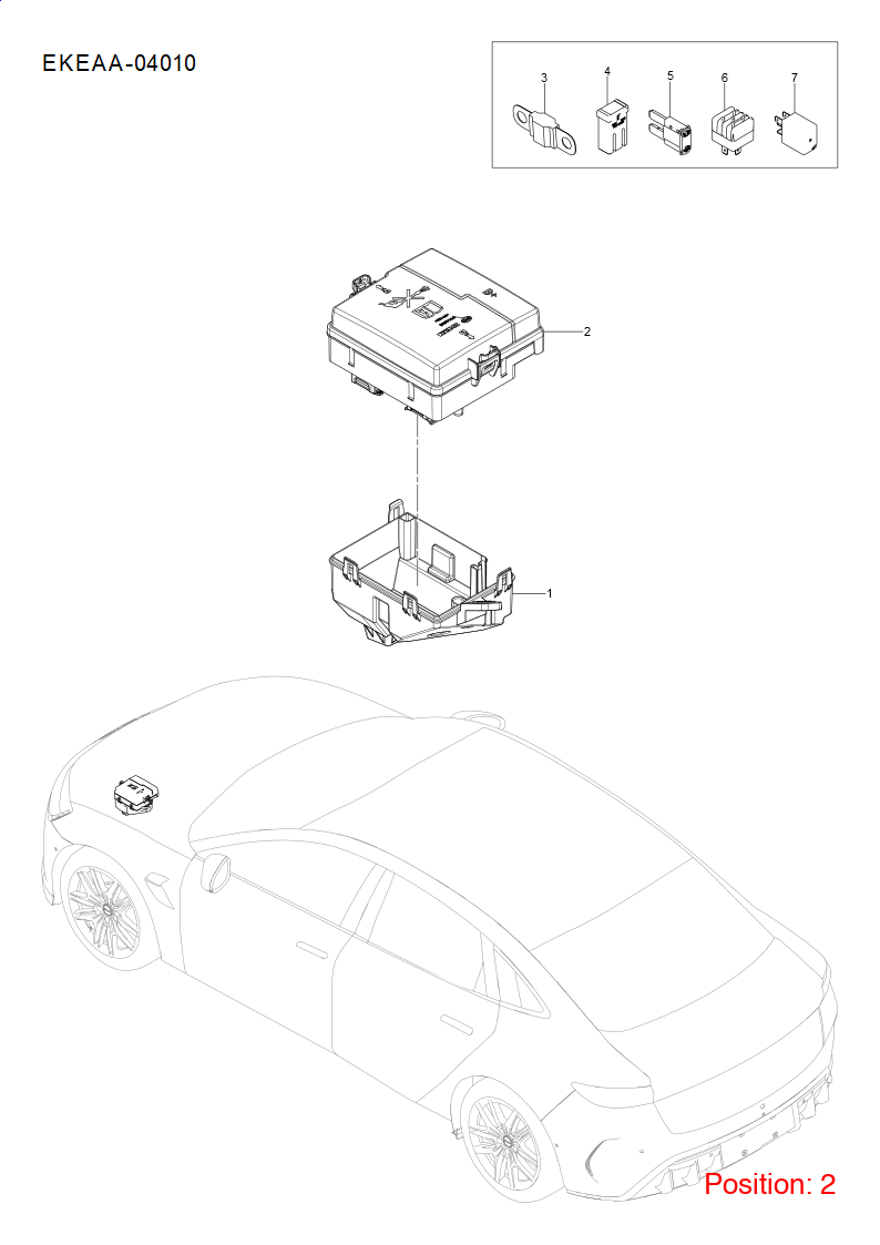 BYD Fuse box OEM 1486696900 EKEA3722500AY FOR Seal 1486696900-BYD_OEM