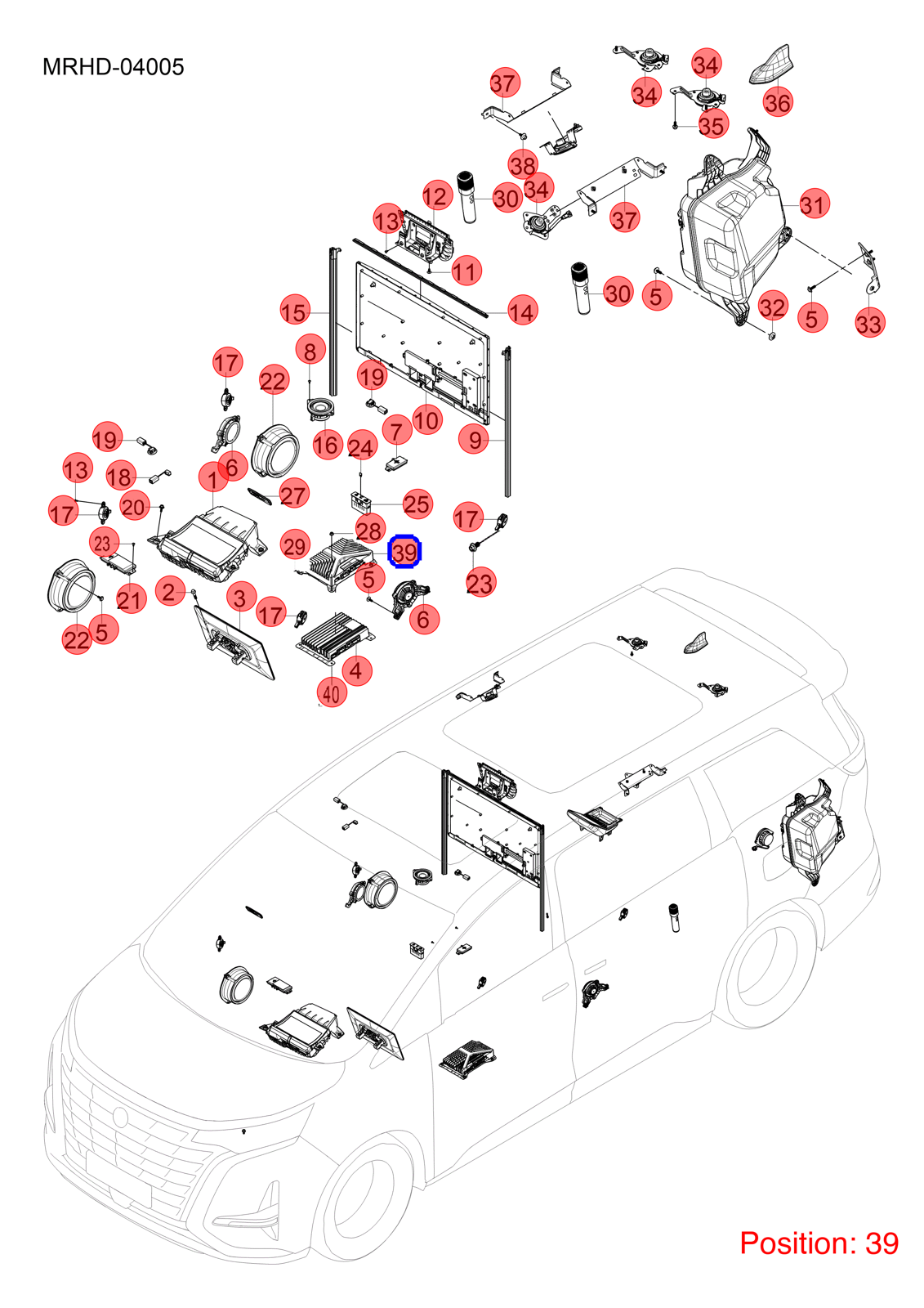 BYD Multimedia computer OEM 1513452200 MRHD7924200 FOR DENZA 1513452200-BYD_OEM