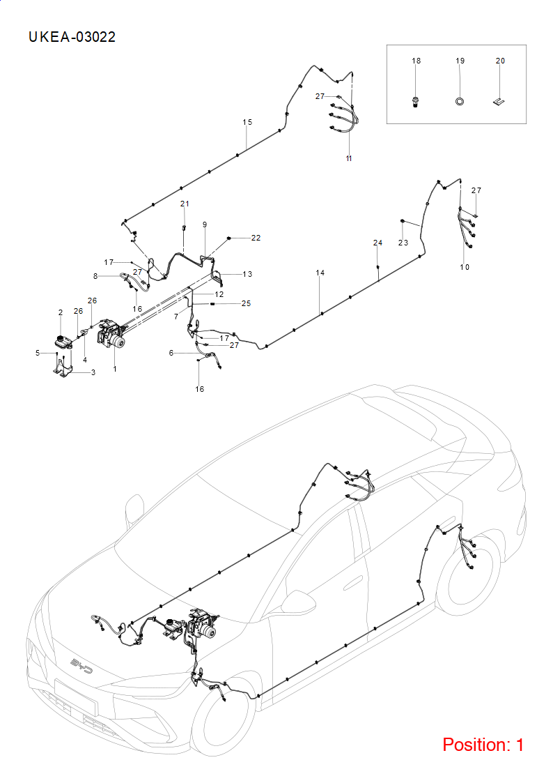 BYD Brake booster OEM 1513865900 TA3568010CH6 FOR Seal 1513865900-BYD_OEM