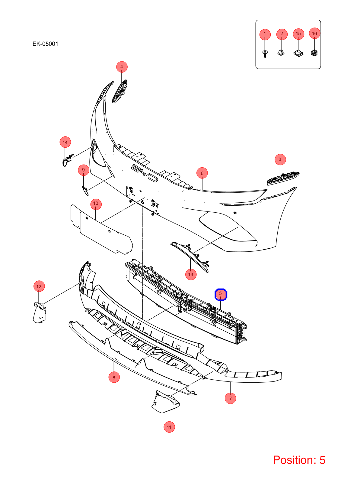 BYD Intake grille OEM 1550493000 EKEA2803500E FOR Seal 1550493000-BYD_OEM