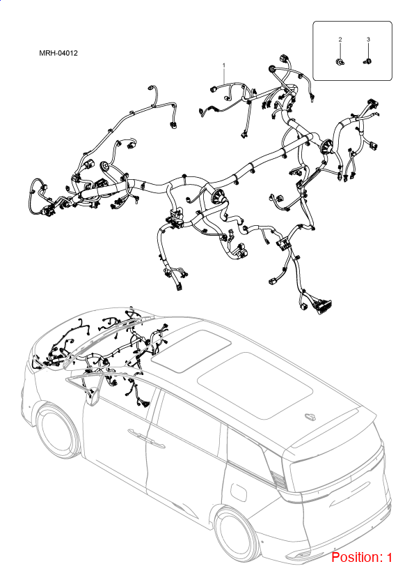 BYD Engine wiring harness OEM 1550680000 MRHB4011100GZD2 FOR DENZA 1550680000-BYD_OEM