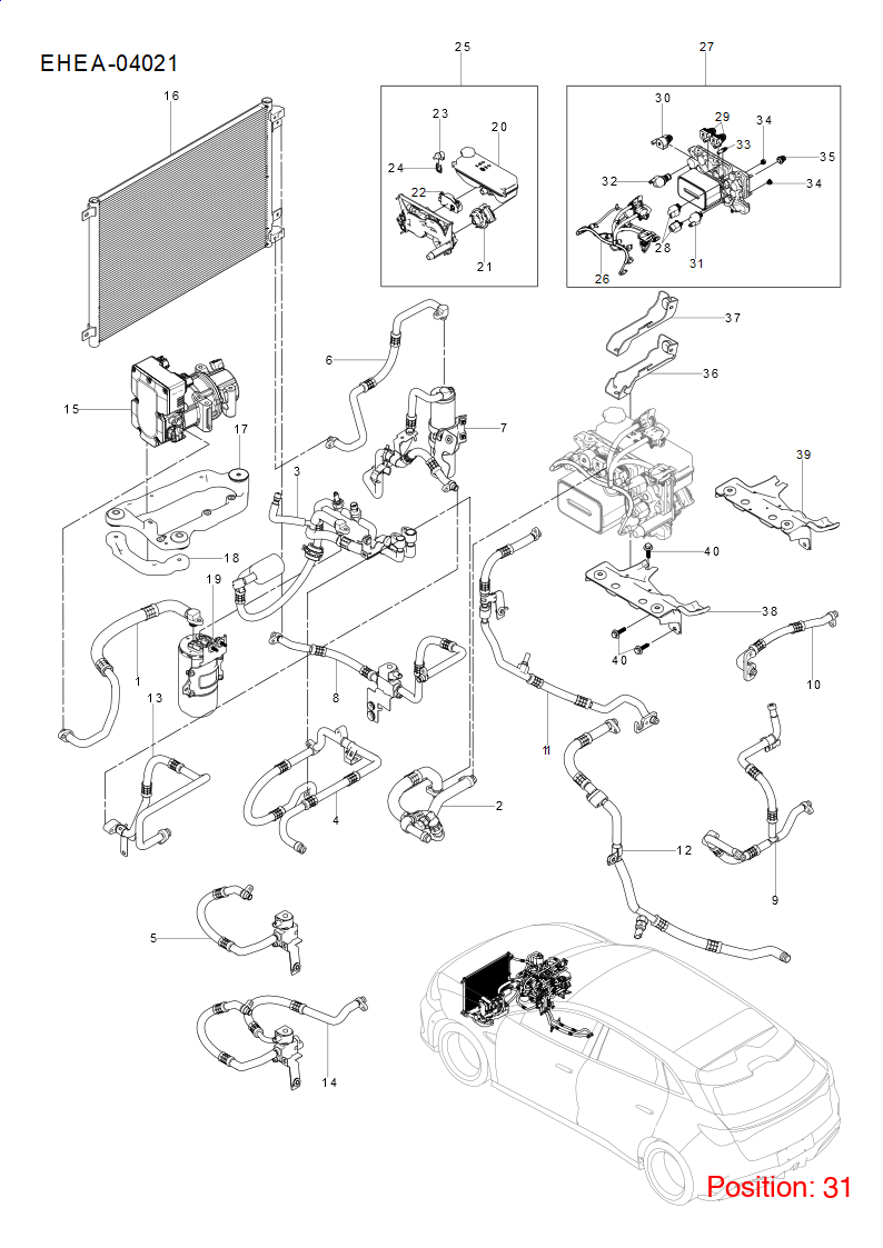 BYD Expansion valve OEM 1564251500 TA28109211A FOR Seal 1564251500-BYD_OEM