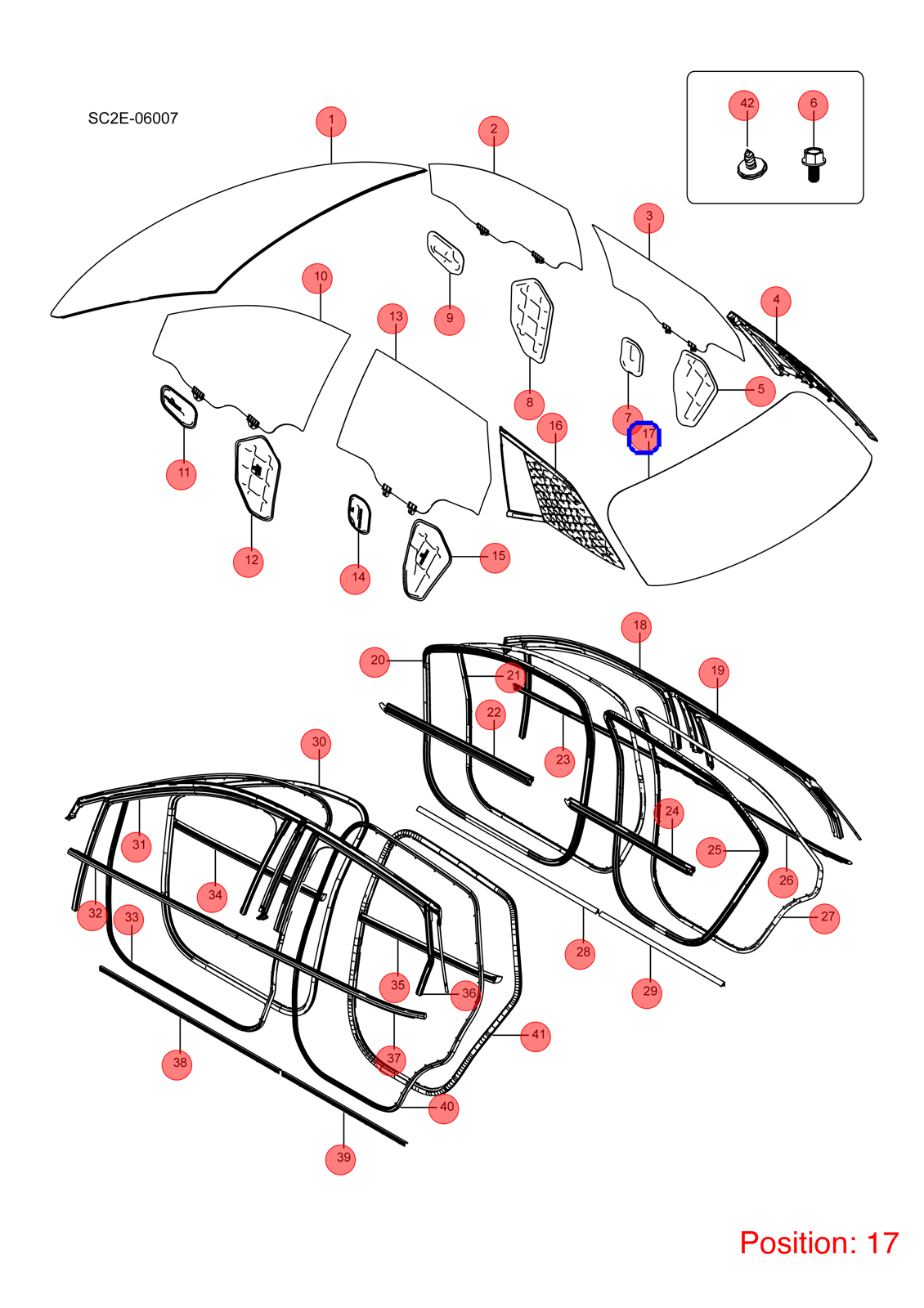 BYD Windshield OEM 1566556100 SC2EKA6303100A FOR Atto3 Yuan 1566556100-BYD_OEM