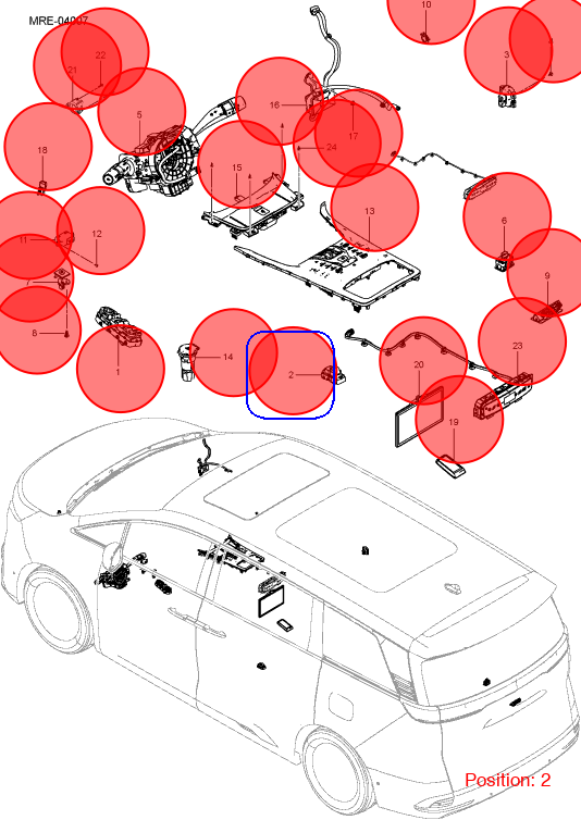 BYD Power Window Control Switch OEM 1566985700 MREBY374670000ZBD FOR DENZA 1566985700-BYD_OEM