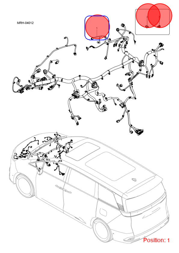 BYD Engine wiring harness OEM 1589533000 MRHF4011100EZ FOR DENZA 1589533000-BYD_OEM