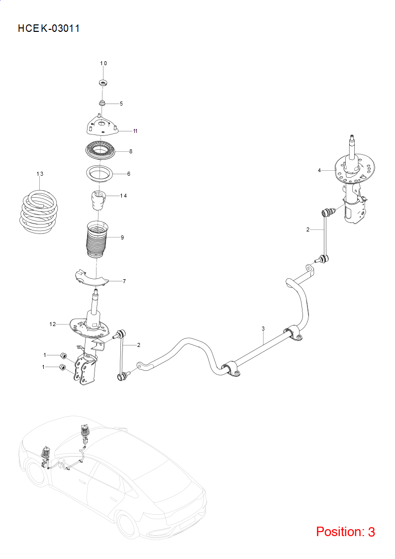 BYD Stabilizer OEM 1617195500 HCEKC2906010 FOR Han 1617195500-BYD_OEM