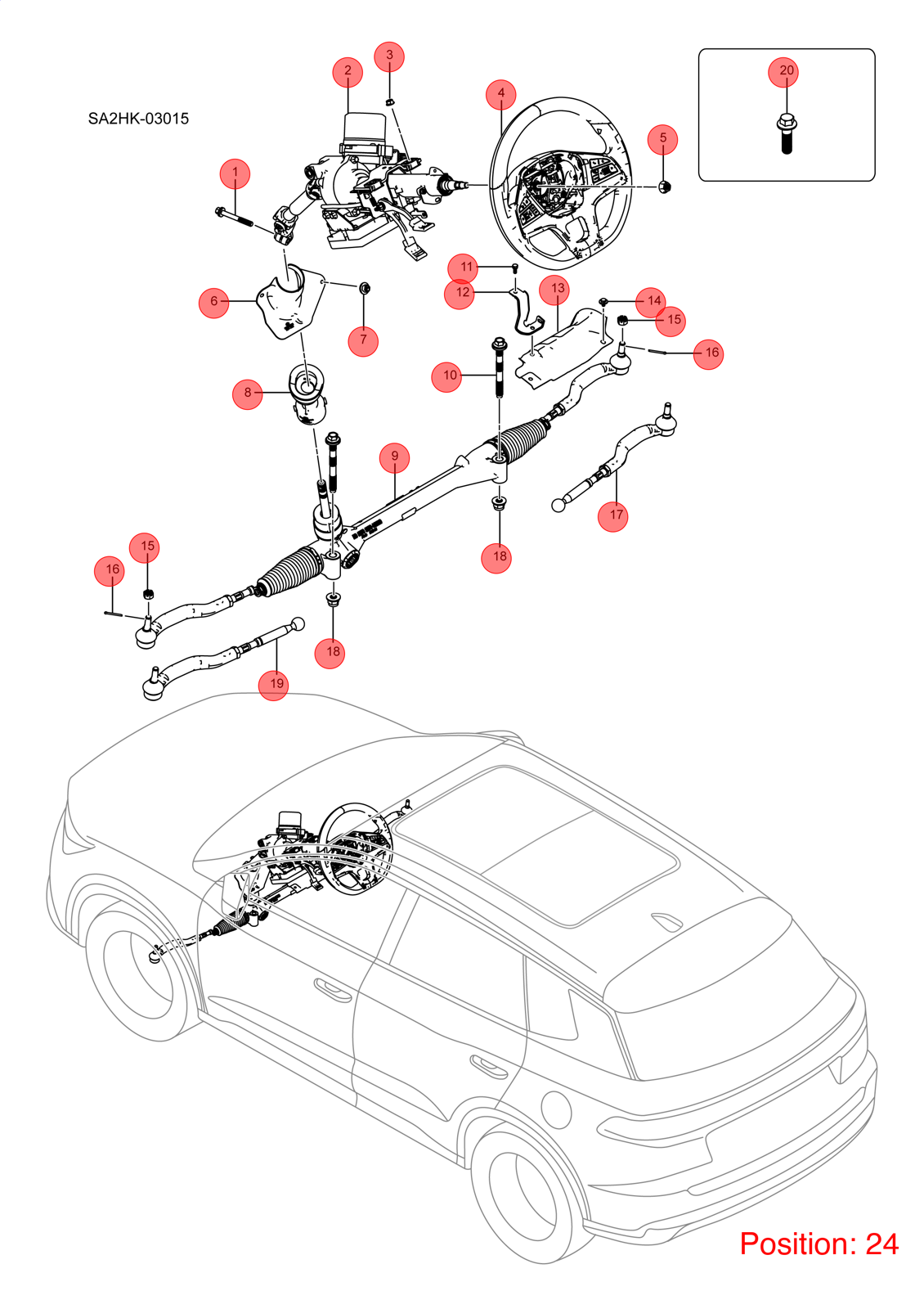 BYD Steering gear computer OEM 1643516600 SA2HP3414300E FOR Song 1643516600-BYD_OEM