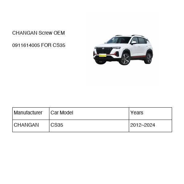 CHANGAN Screw OEM 0911614005 S1010491900 FOR CS35 0911614005-CHANGAN_OEM