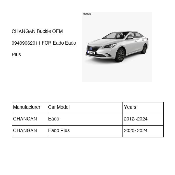 CHANGAN Buckle OEM 09409062011 B2011271300 FOR Eado 09409062011-CHANGAN_OEM