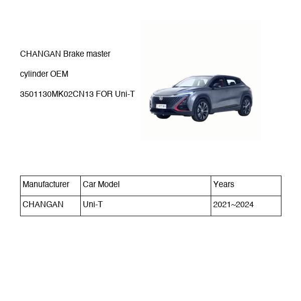CHANGAN Brake master cylinder OEM 3501130MK02CN13 FOR Uni-T 3501130MK02CN13-CHANGAN_OEM