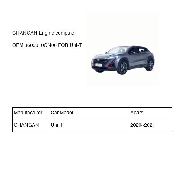 CHANGAN Engine computer OEM 3600010CN06 S202F2106010105 FOR Uni-T 3600010CN06-CHANGAN_OEM