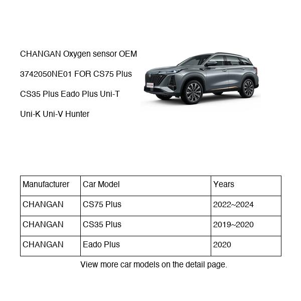 CHANGAN Oxygen sensor OEM 3742050NE01 H15T0152130 FOR CS75 CS35 Eado Uni-T Uni-K Uni-V Hunter 3742050NE01-CHANGAN_OEM