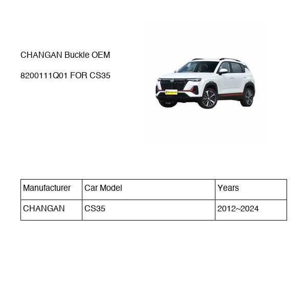 CHANGAN Buckle OEM 8200111Q01 B3010821500 FOR CS35 8200111Q01-CHANGAN_OEM