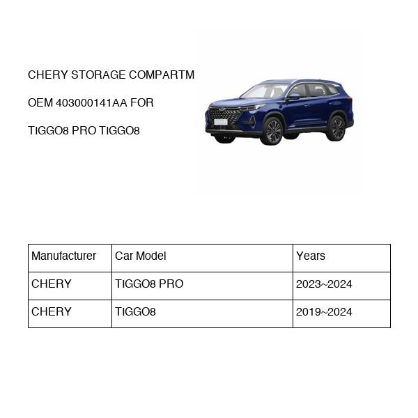 CHERY STORAGE COMPARTMENT OEM 403000141AA FOR TIGGO8 403000141AA-CHERY_OEM