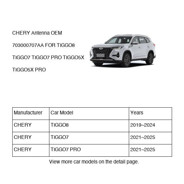 CHERY Antenna OEM 703000707AA FOR TIGGO8 TIGGO7 TIGGO5X 703000707AA-CHERY_OEM