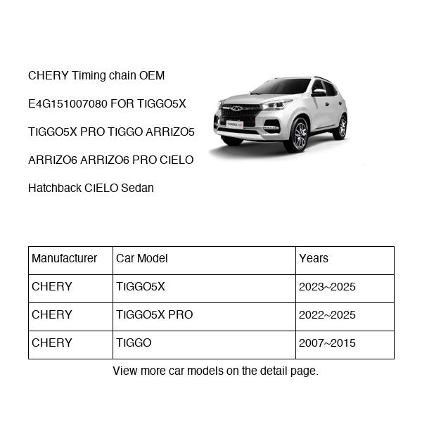 CHERY Timing chain OEM E4G151007080 FOR TIGGO5X TIGGO ARRIZO5 ARRIZO6 CIELO E4G151007080-CHERY_OEM