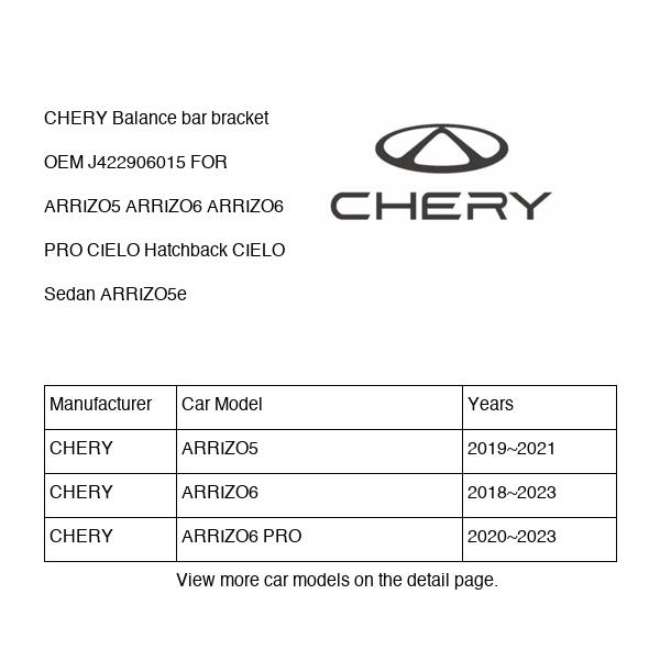 CHERY Balance bar bracket OEM J422906015 FOR ARRIZO5 ARRIZO6 CIELO ARRIZO5e J422906015-CHERY_OEM