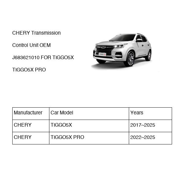 CHERY Transmission Control Unit OEM J683621010 FOR TIGGO5X J683621010-CHERY_OEM