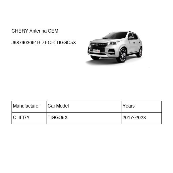 CHERY Antenna OEM J687903091BD FOR TIGGO5X J687903091BD-CHERY_OEM