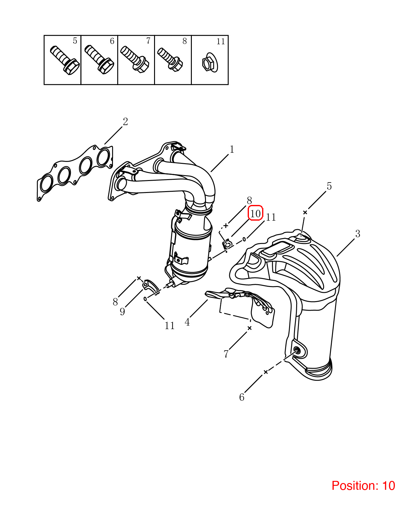 GEELY Exhaust pipe bracket OEM 1016050393 FOR Emgrand 1016050393-GEELY_OEM