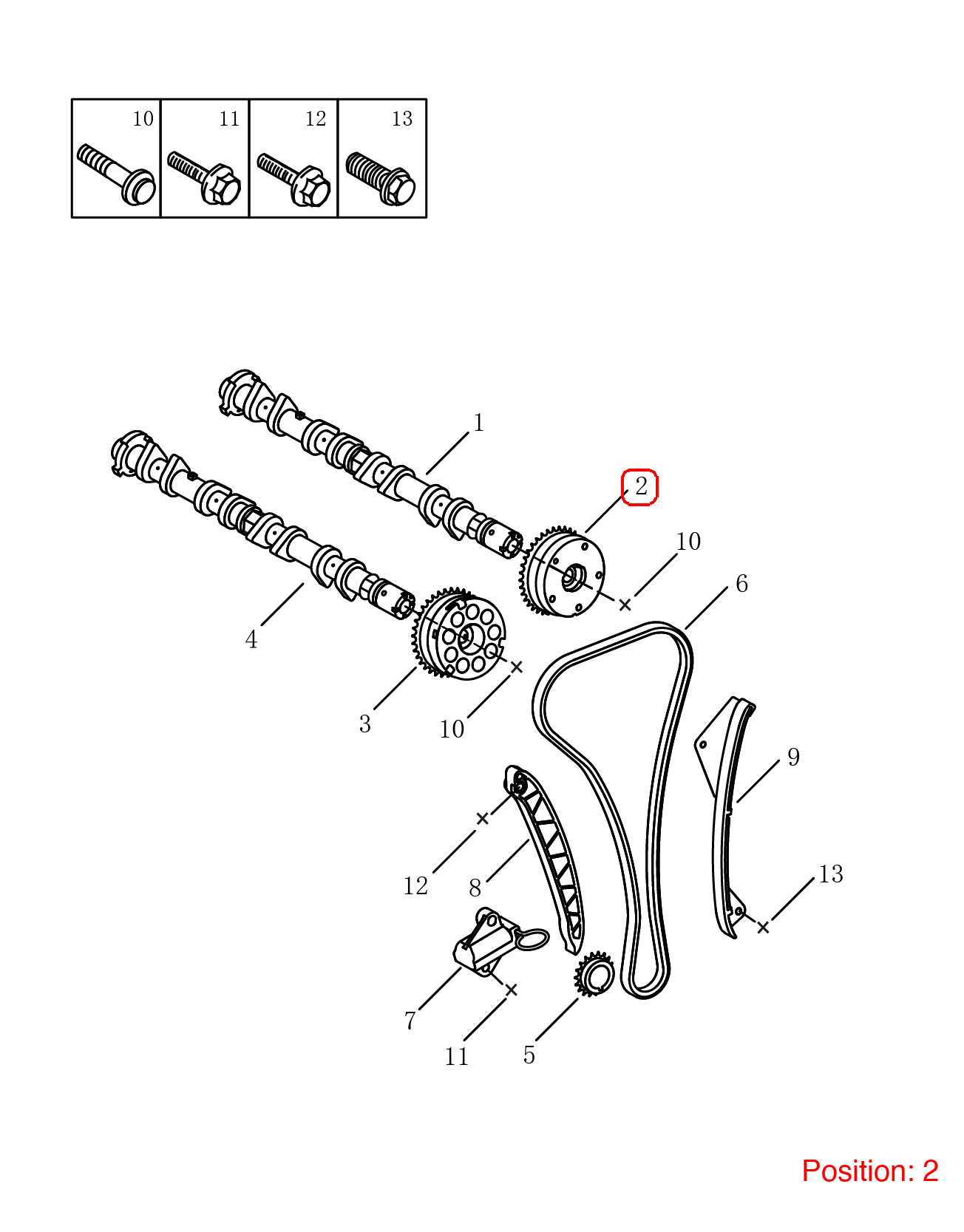 GEELY Camshaft adjuster OEM 1016050709576290 FOR Emgrand 1016050709576290-GEELY_OEM