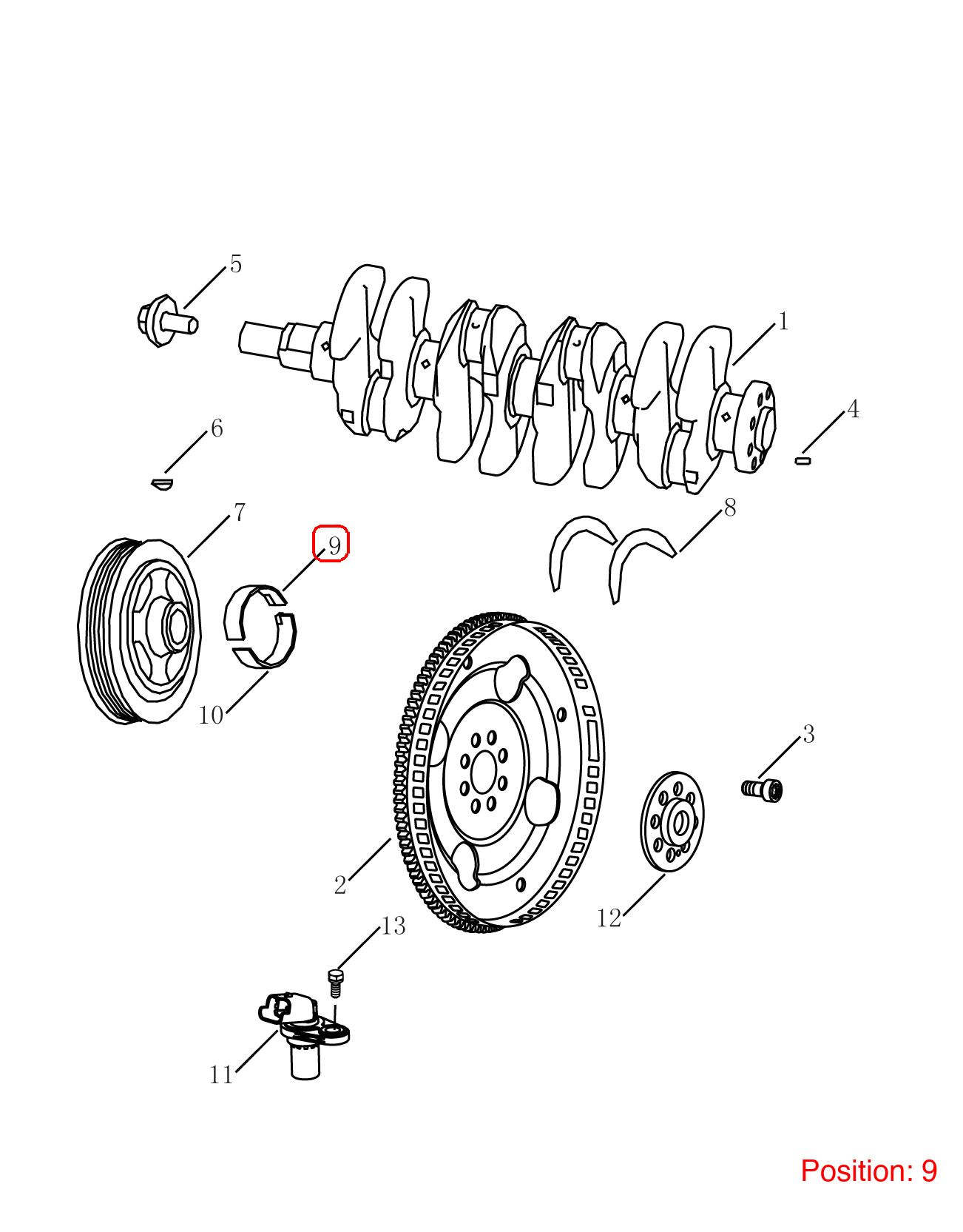 GEELY Main Bearing OEM 101605110101E01 FOR Binrui 101605110101E01-GEELY_OEM