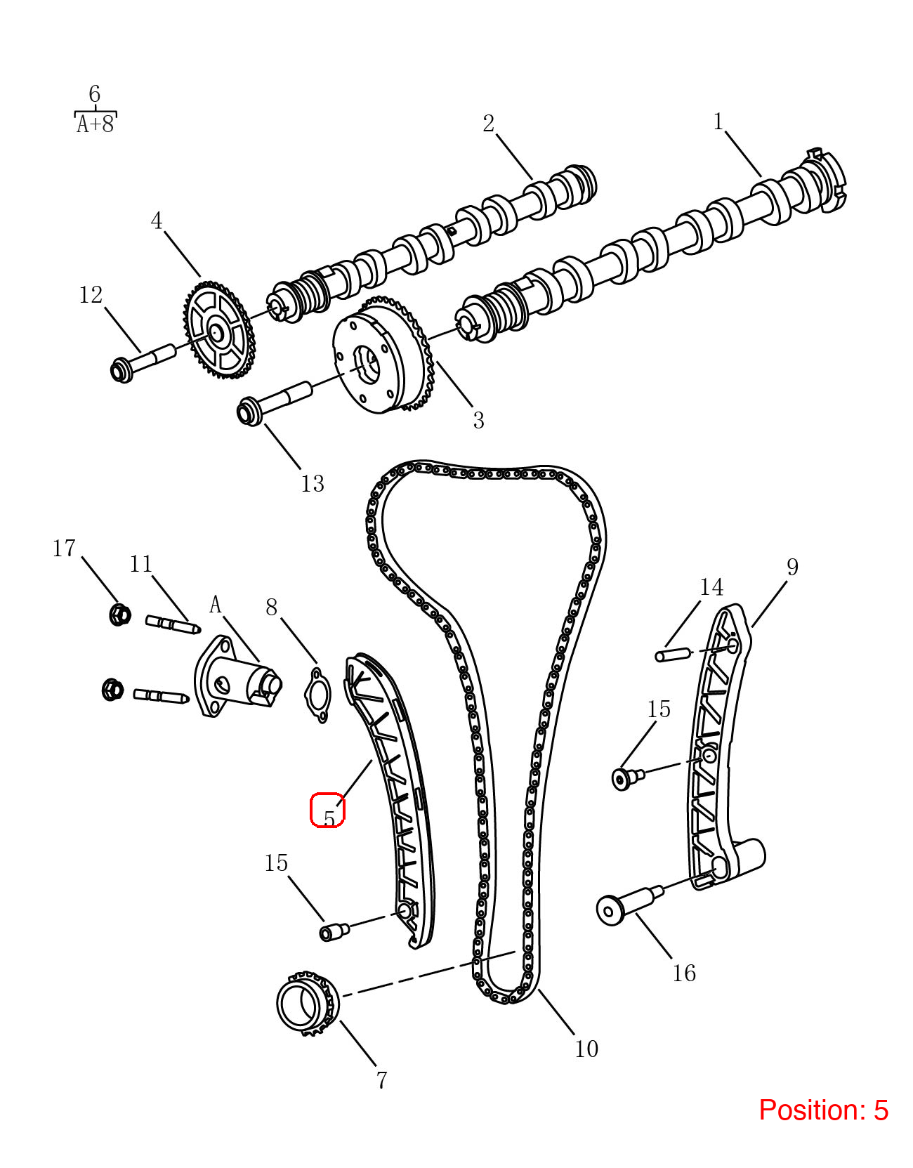 GEELY Timing Chain Guide OEM 1016057779 FOR Binrui 1016057779-GEELY_OEM