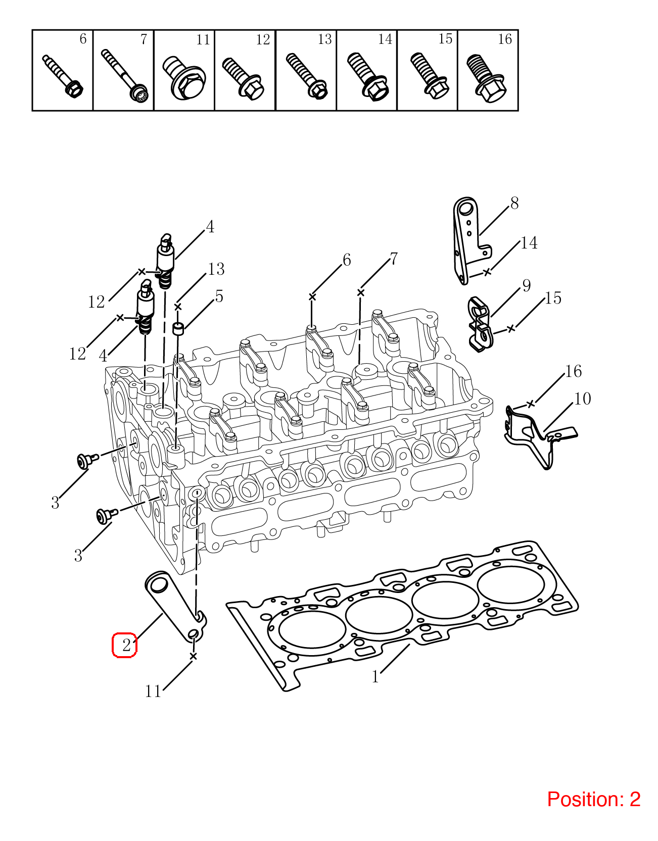 GEELY Engine lifting lug OEM 1016059686 FOR Binrui 1016059686-GEELY_OEM
