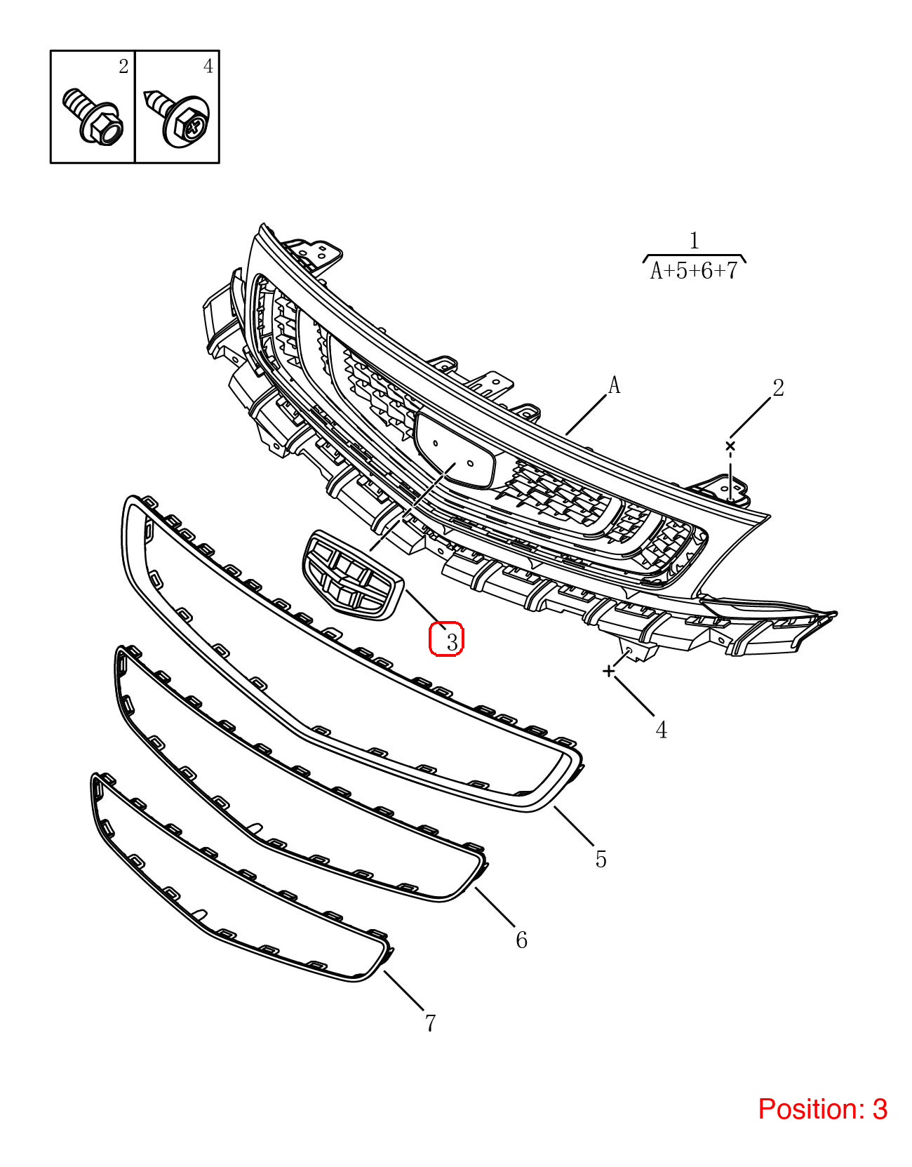 GEELY Center grille emblem OEM 1018062610 FOR Binrui Coolray 1018062610-GEELY_OEM