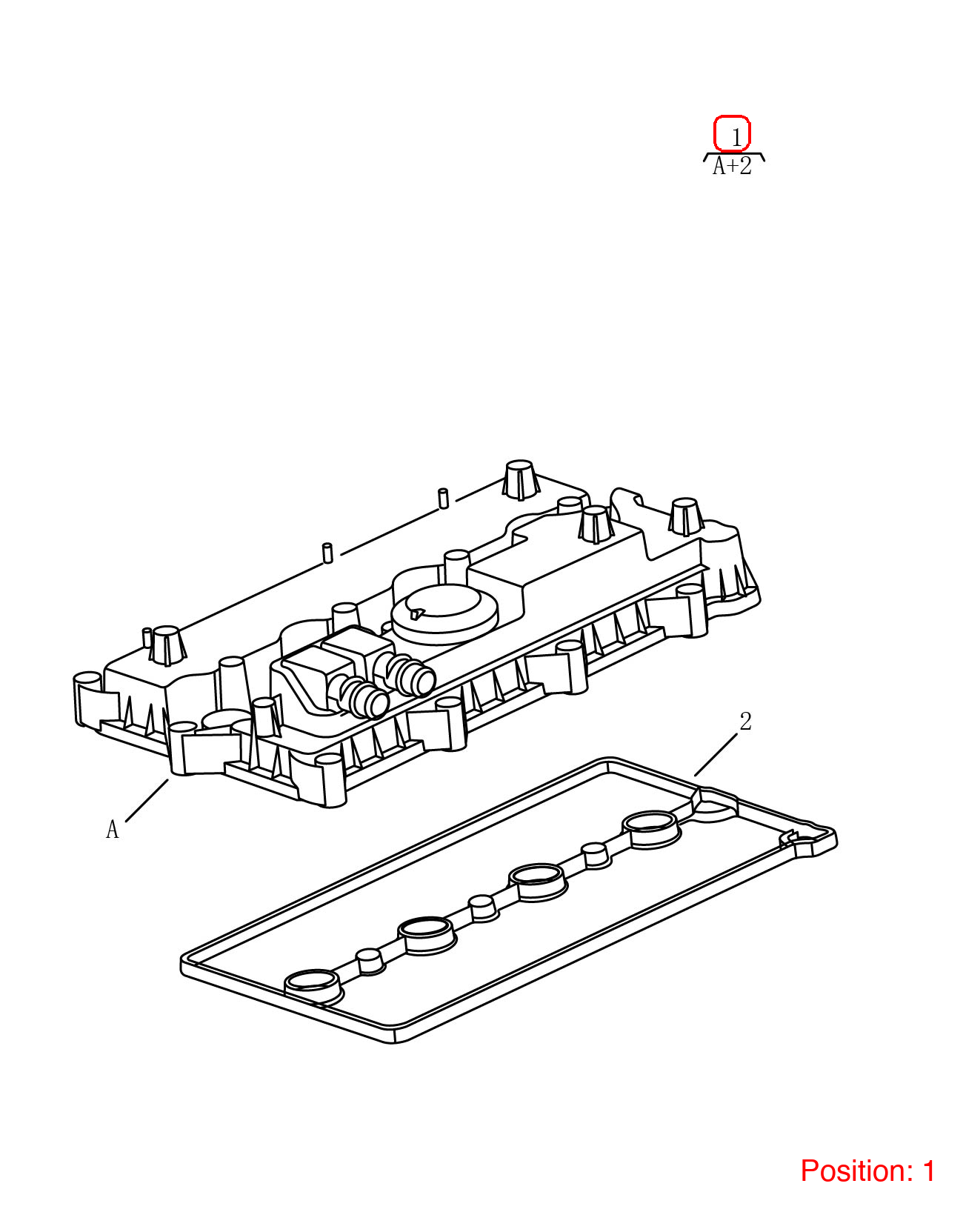 GEELY Valve chamber cover OEM 1022006800 FOR Emgrand 1022006800-GEELY_OEM