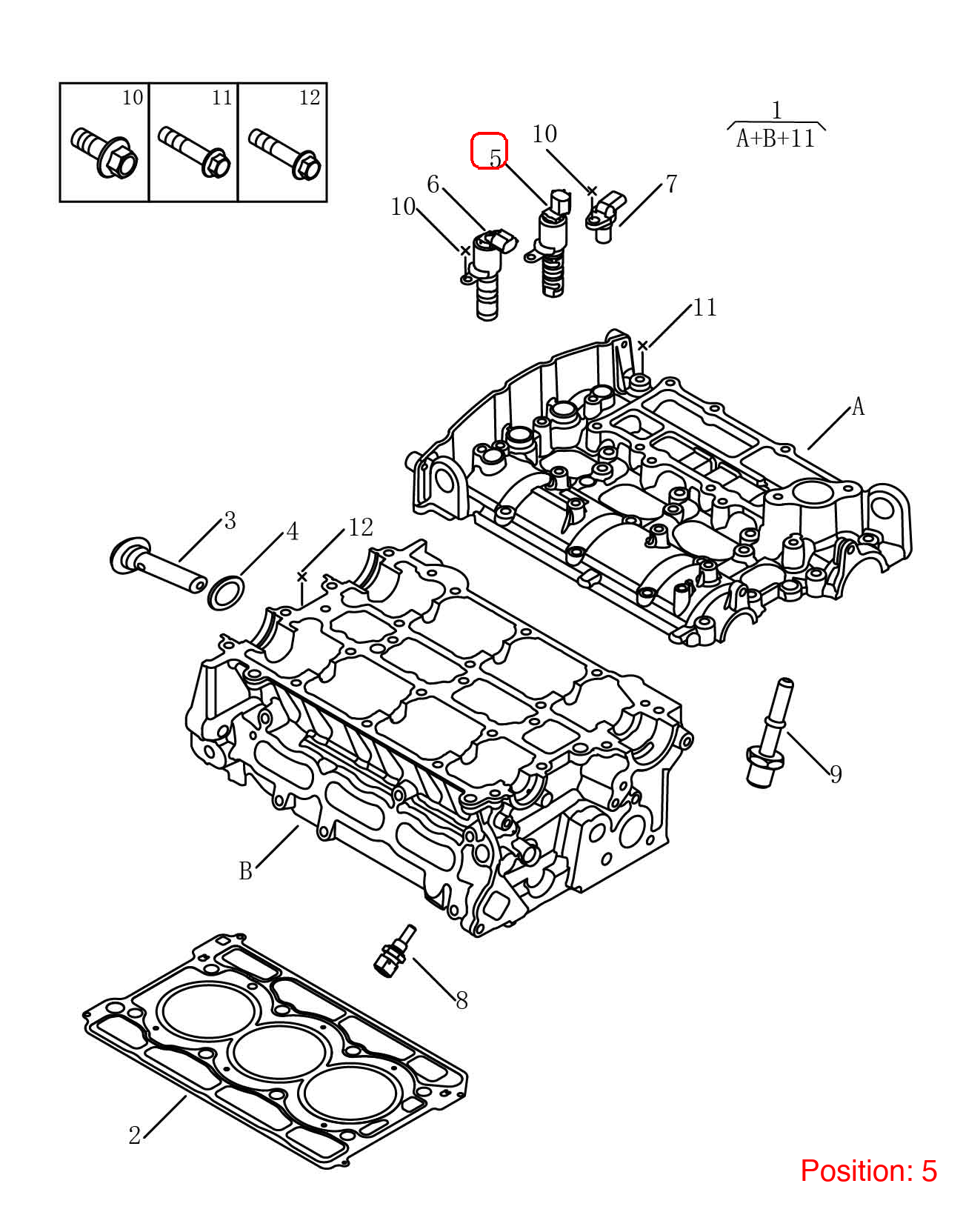 GEELY Camshaft Adjuster Solenoid Valve OEM 1025030300 FOR Coolray 1025030300-GEELY_OEM