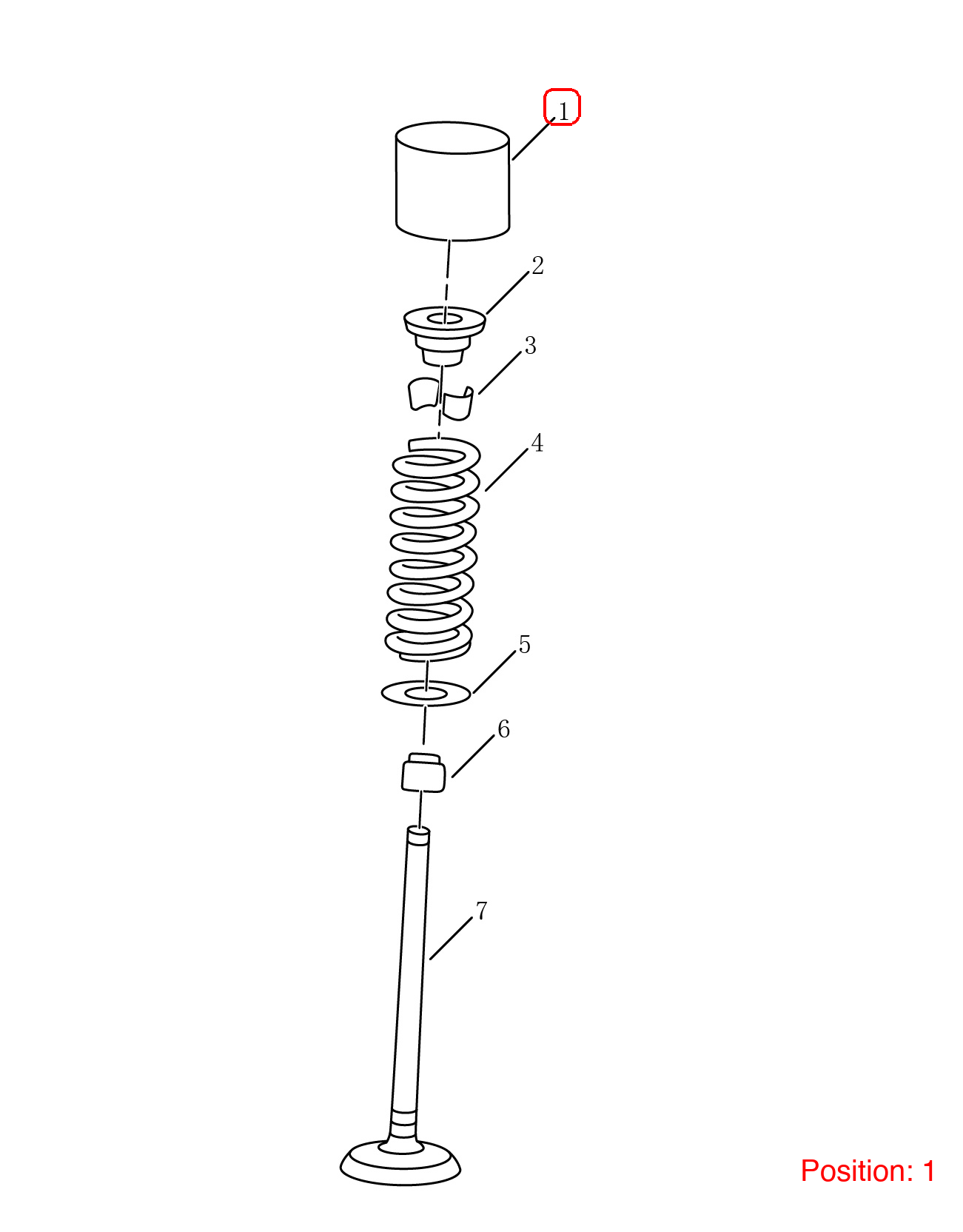 GEELY Valve push rod OEM 1030000300 FOR EC7 Emgrand GC7 1030000300-GEELY_OEM