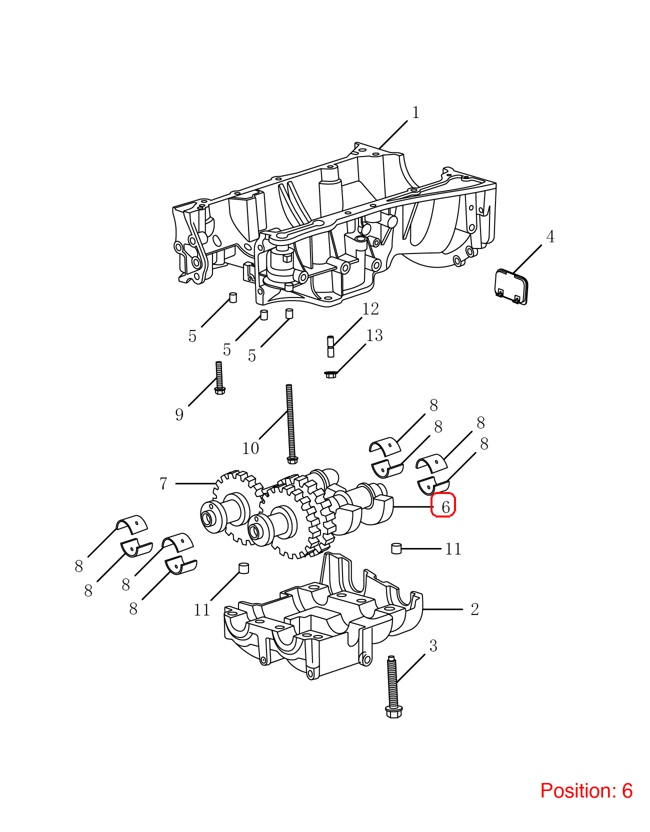 GEELY Engine balance shaft OEM 1042002000 FOR Emgrand 1042002000-GEELY_OEM