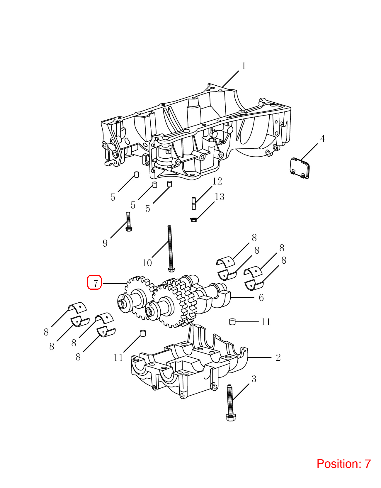 GEELY Engine balance shaft OEM 1042002100 FOR Emgrand 1042002100-GEELY_OEM
