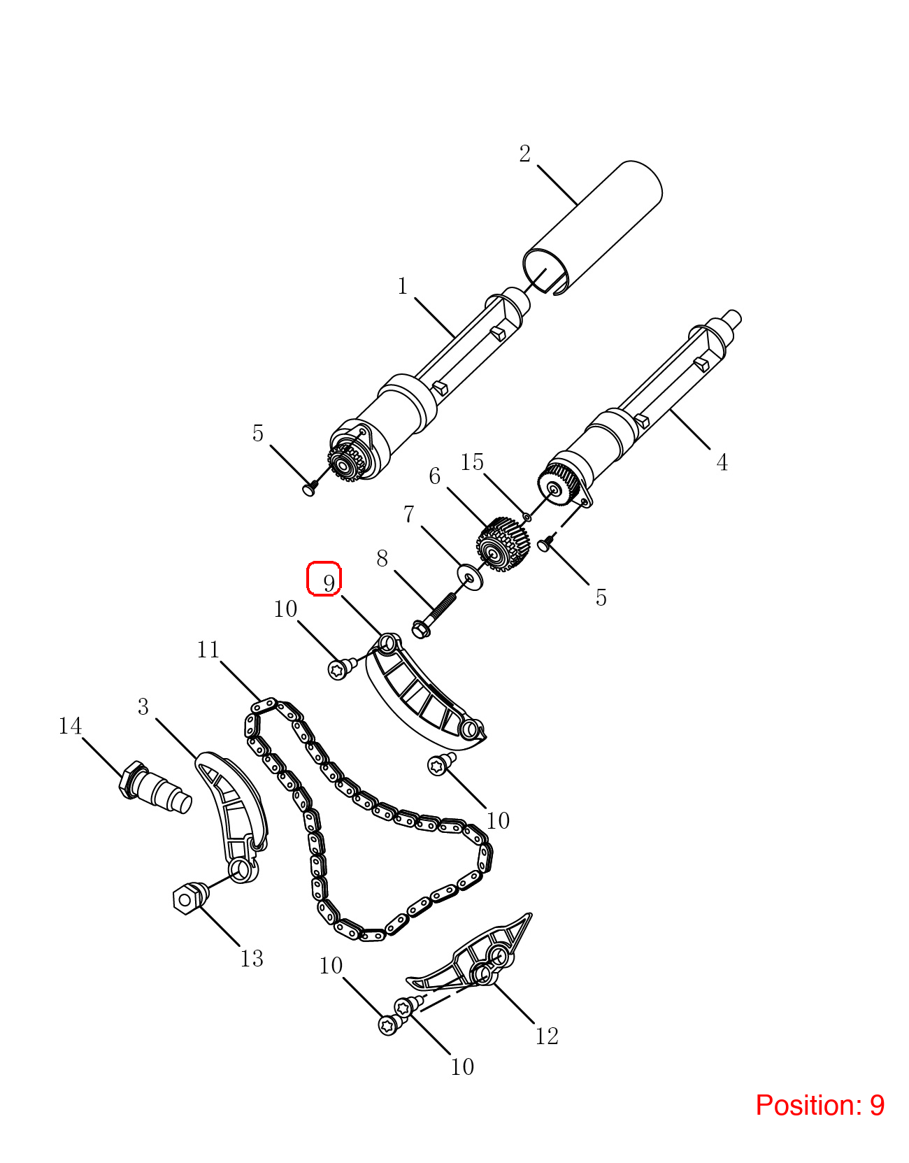 GEELY Balancer shaft chain plate OEM 1042002700 FOR Emgrand OKAVANGO 1042002700-GEELY_OEM