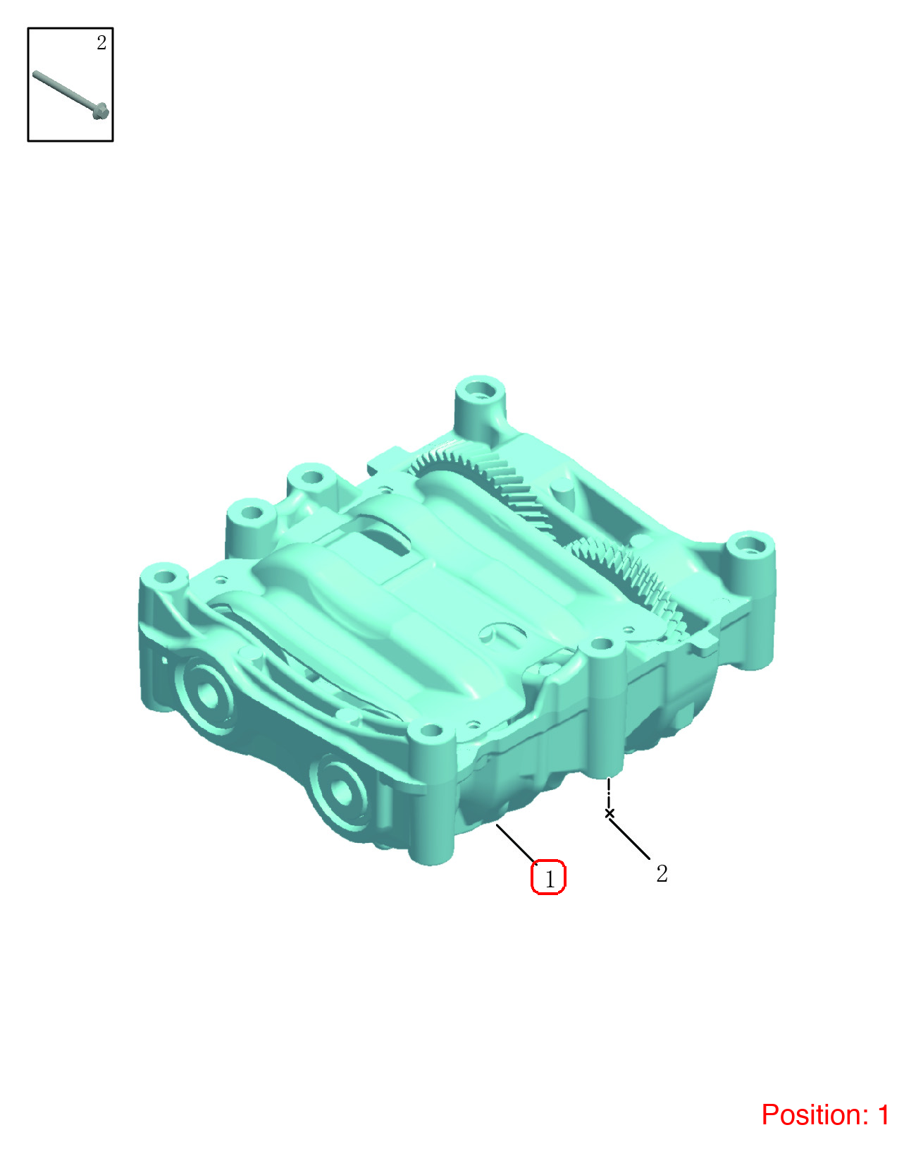 GEELY Engine balance shaft OEM 1042008800 FOR Tugella 1042008800-GEELY_OEM
