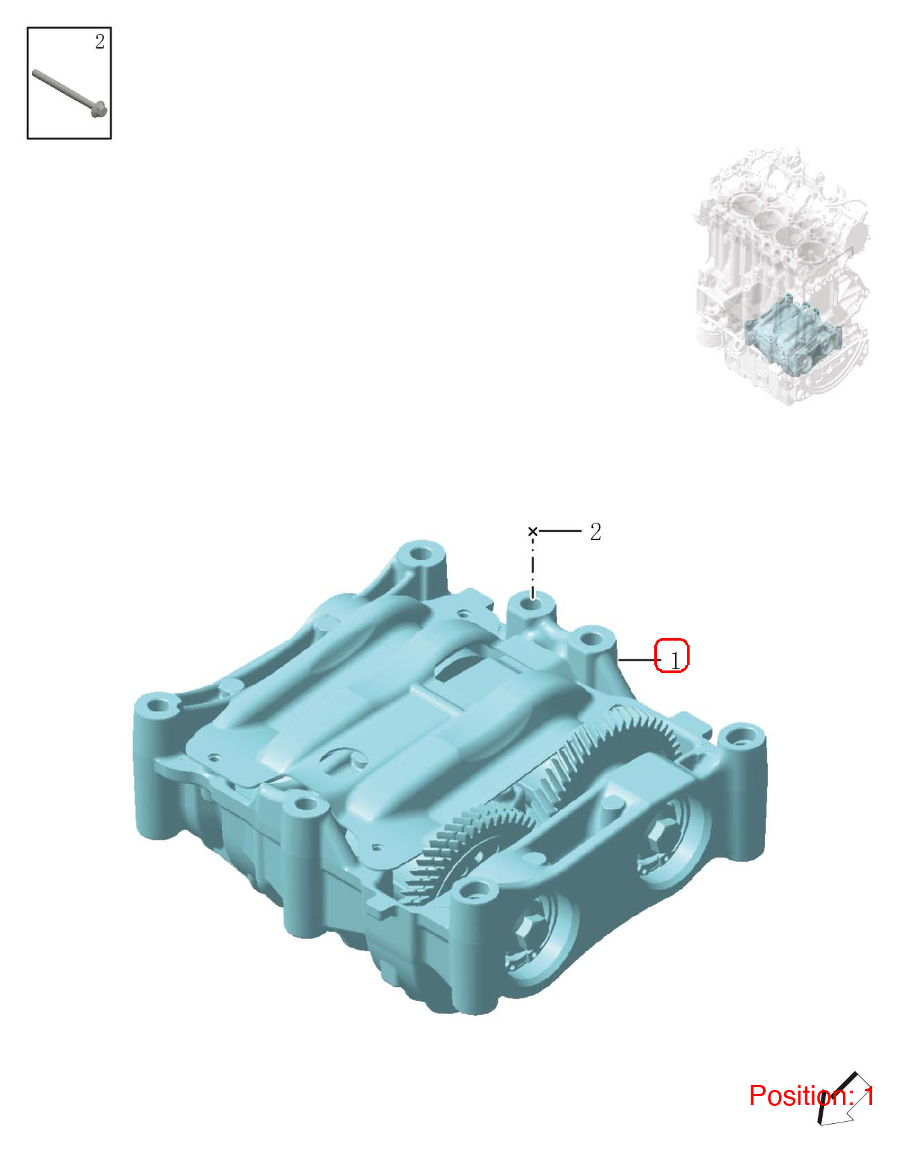 GEELY Engine balance shaft OEM 1042009900 FOR Tugella 1042009900-GEELY_OEM