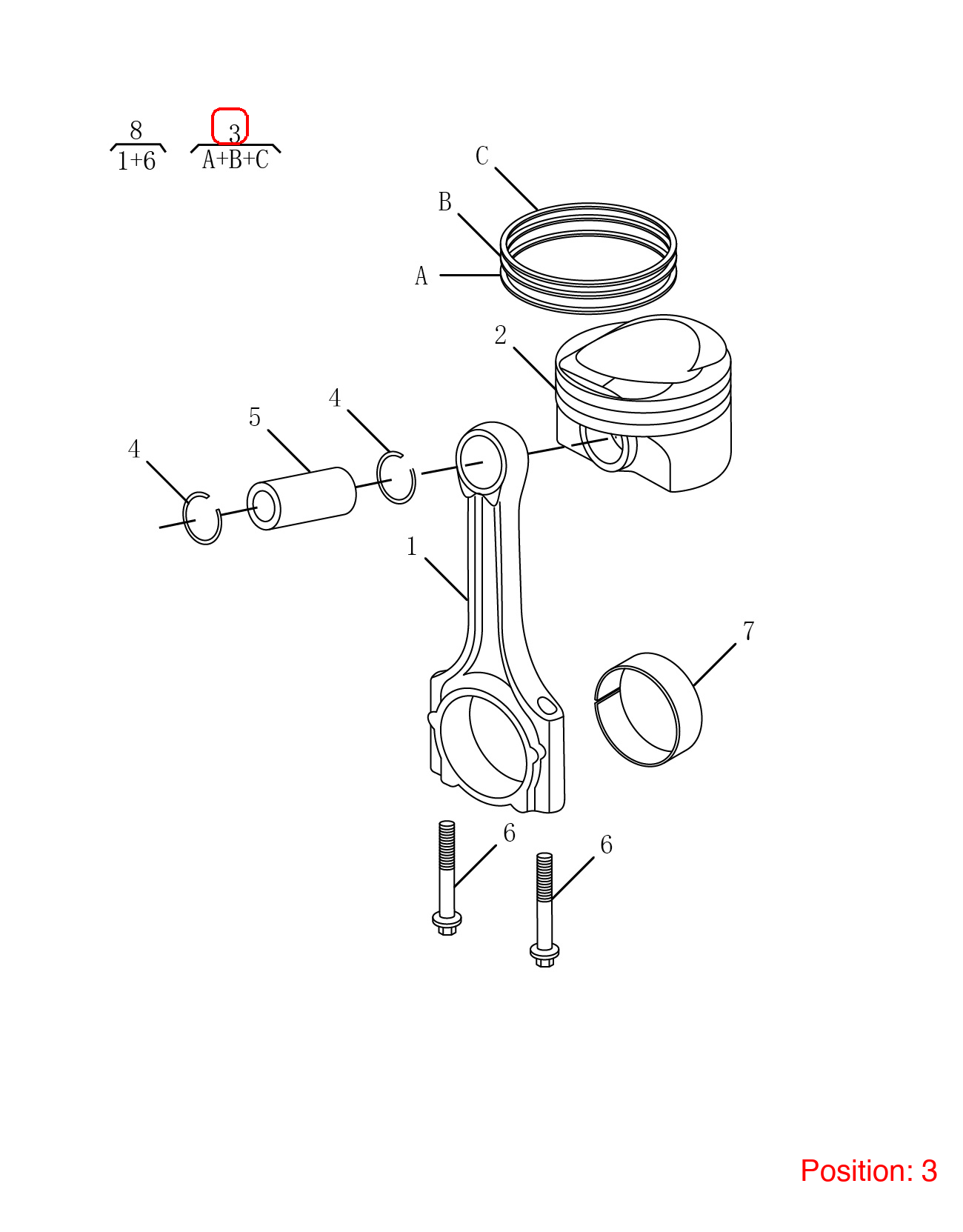 GEELY Piston ring OEM 1044004600 FOR Emgrand OKAVANGO 1044004600-GEELY_OEM