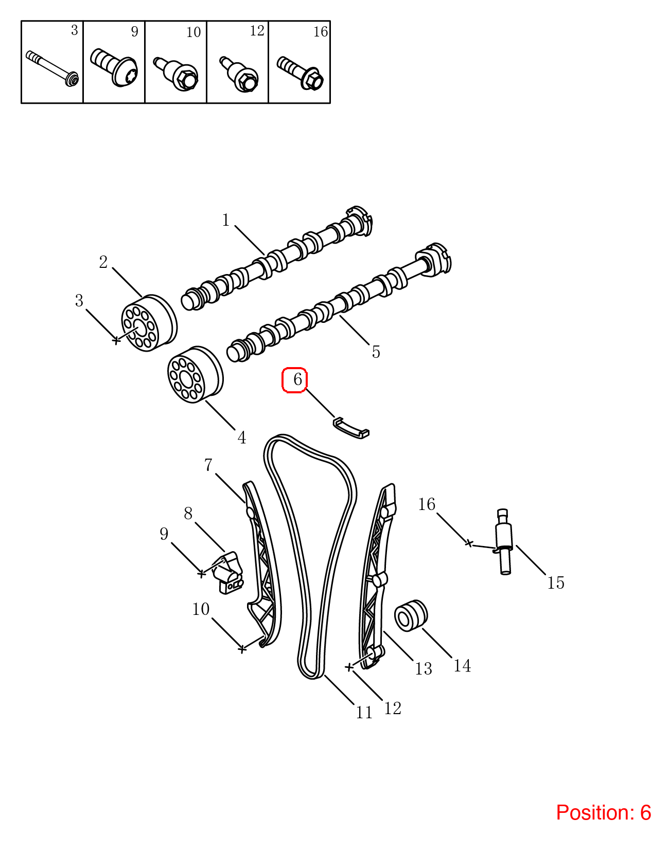 GEELY Timing Chain Guide OEM 1046009700 FOR Emgrand OKAVANGO 1046009700-GEELY_OEM
