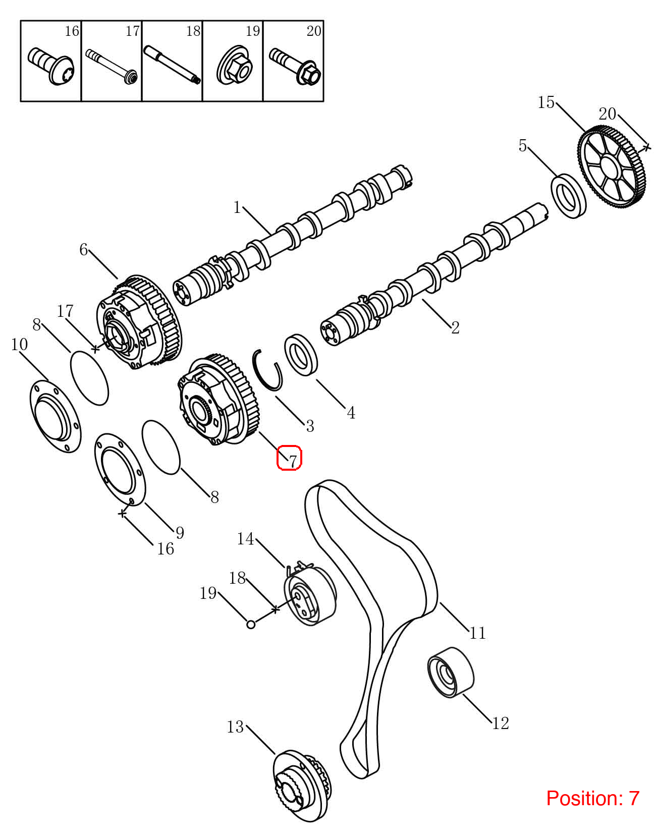 GEELY Camshaft adjuster OEM 1046027600 FOR Coolray 1046027600-GEELY_OEM