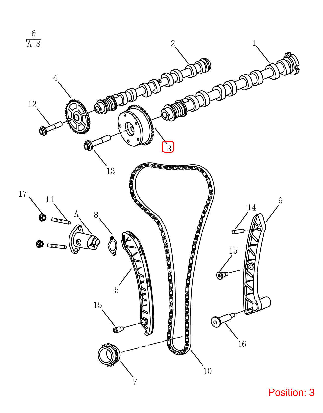 GEELY Camshaft adjuster OEM 1046041100 FOR Binrui 1046041100-GEELY_OEM