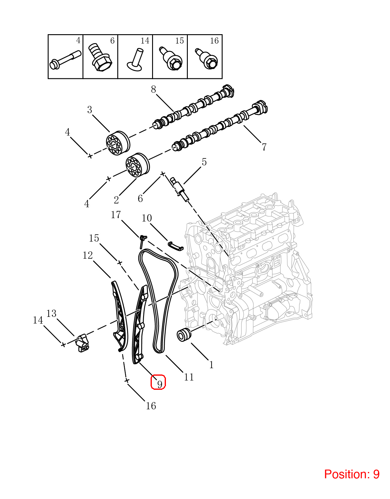 GEELY Timing Chain Guide OEM 1046531600 FOR Emgrand 1046531600-GEELY_OEM
