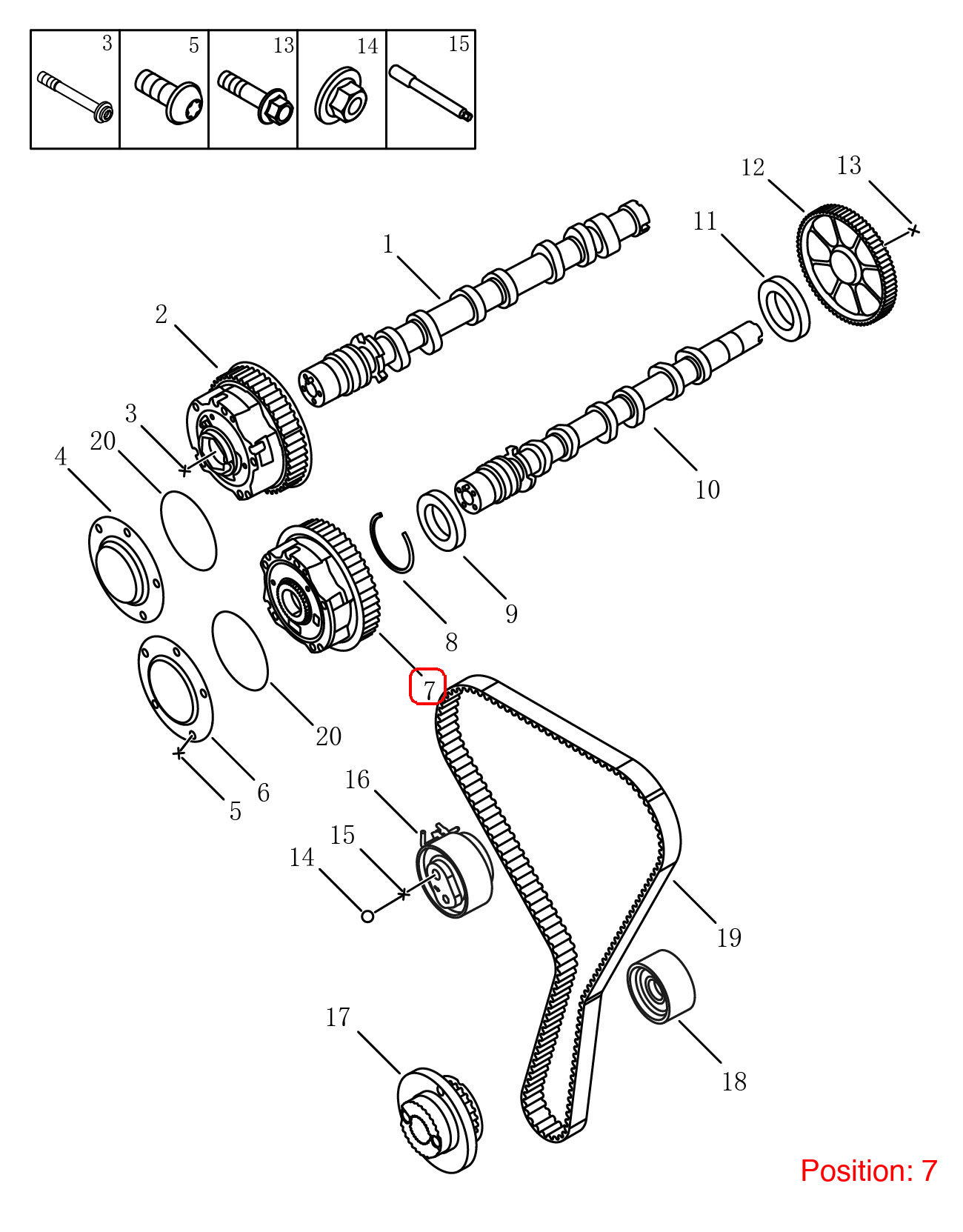 GEELY Camshaft adjuster OEM 1046532200 FOR Coolray 1046532200-GEELY_OEM
