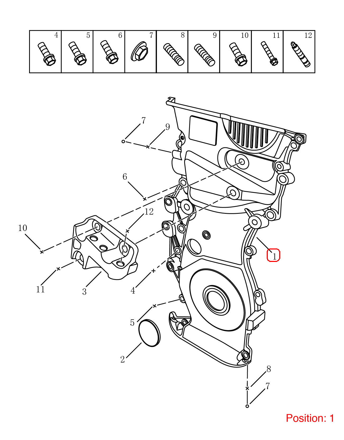 GEELY Engine Timing Chain Cover Plate OEM 1048002700 FOR Emgrand 1048002700-GEELY_OEM