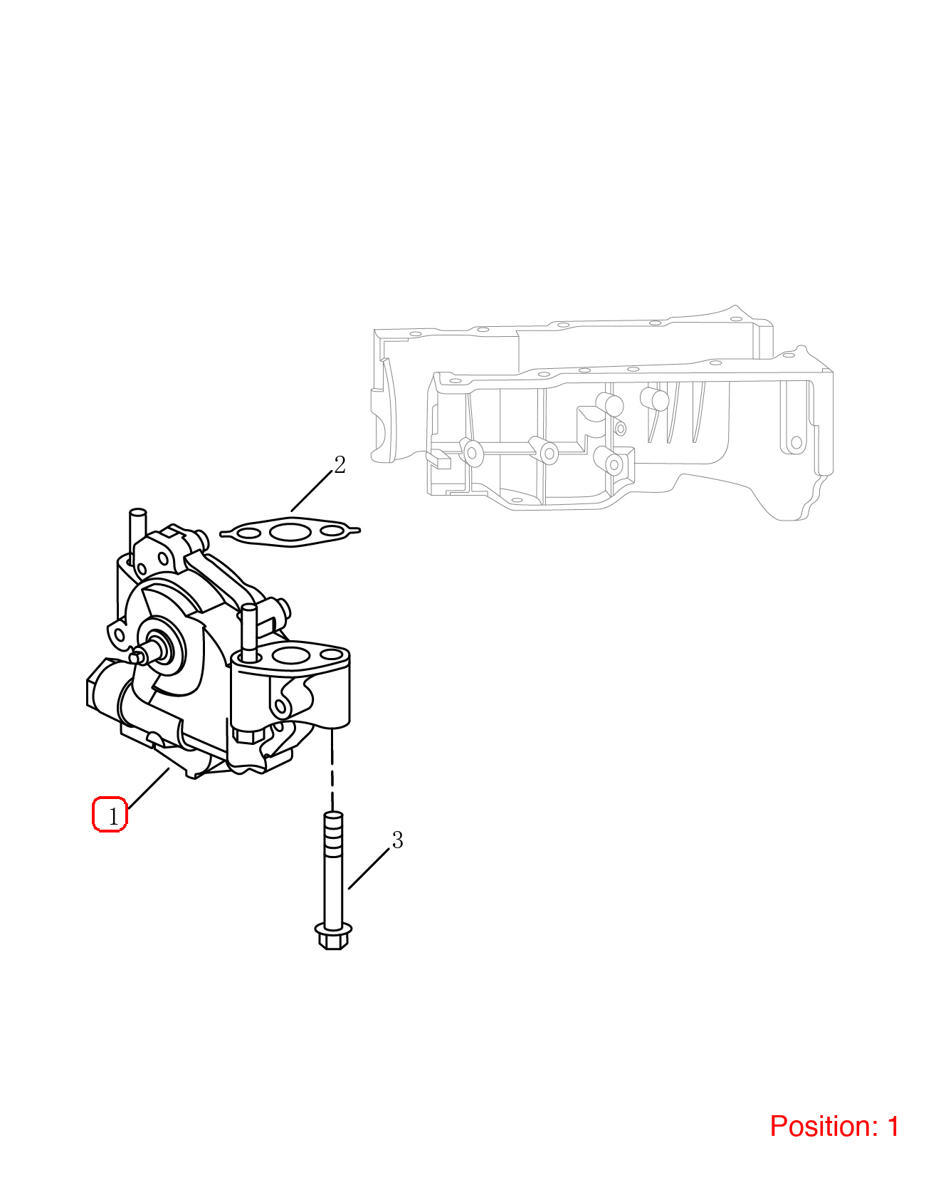 GEELY Oil pump OEM 1050001300 FOR Emgrand 1050001300-GEELY_OEM